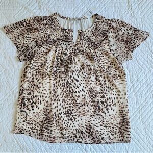 LOFT Leopard Print Women's Top